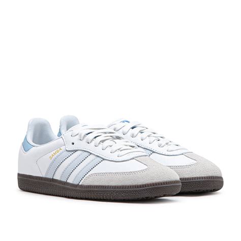 adidas weiß hellblau|adidas samba kleidung.